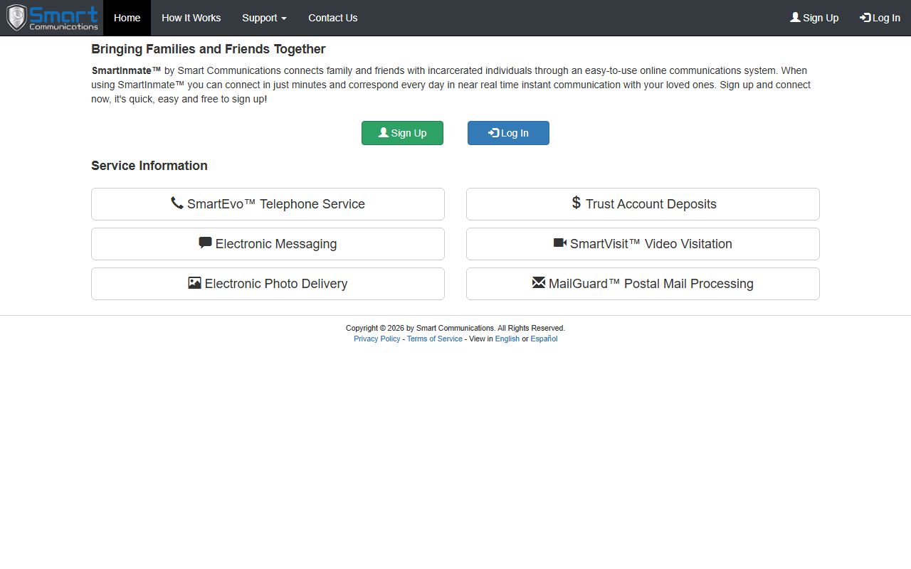 Dawson County inmate records SmartJailMail visitation portal